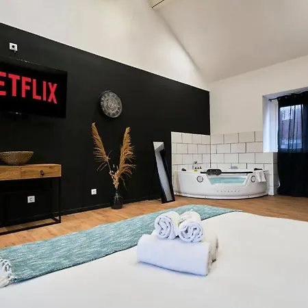 Apartamento Balneo Privee Design Calme Proche Lille *